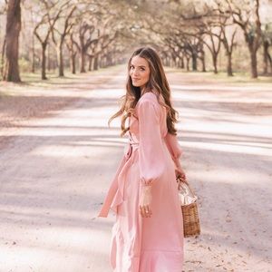 Gal meets glam Jennifer wrap dress